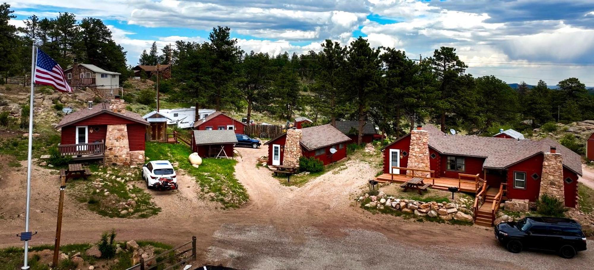 Marr'S Mountain Cabins Red Feather Lakes Exteriör bild